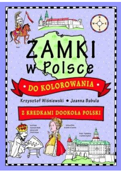 Zamki w Polsce do kolorowania - z kredkami
