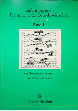 Einfuhrung in die Fachsprache der Betriebswirtschaft Losungsheft Band II