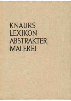 Knaurs Lexikon Abstrakter Malerei