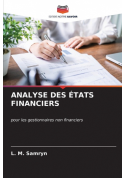 Analyse Des États Financiers