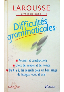 Difficultes grammaticales