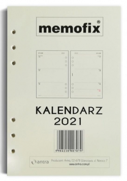 Kalendarz 2021 Wkład MEM/A5 TDW ANTRA