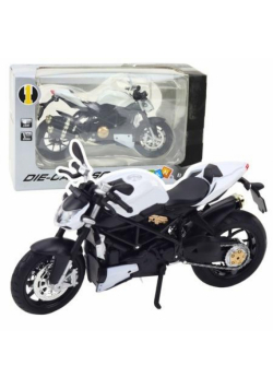 Motocykl metalowy ze światłem idźwiękiem 1:12