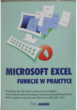 Microsoft exel funkcje w praktyce