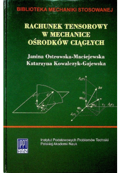 Rachunek tensorowy w mechanice ośrodków ciągłych