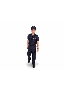 Strój Policjant granatowy rozm. L