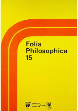 Folia Philosophica 15