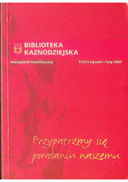 Biblioteka kaznodziejka Przypatrzmy się powołaniu naszemu numer 1