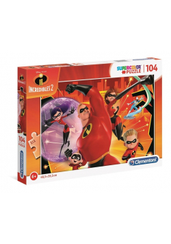 Puzzle 104 Super kolor Incredibles 2