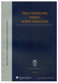 Prace poświęcone pamięci Adama Uruszczaka