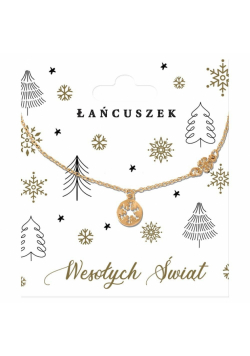 Łańcuszek świąteczny Płatek Śniegu