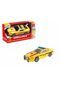 Auto karetka światło i dźwięk 17cm