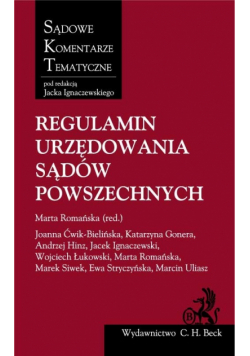 Regulamin urzędowania sądów powszechnych