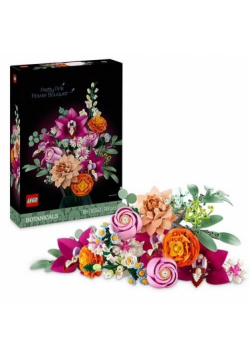 Lego Botanicals Piękny Bukiet Różowych Kwiatów 10342