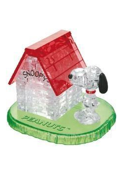 Crystal puzzle Snoopy z budą