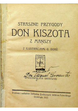 Straszne przygody Don Kiszota z Manszy 1925