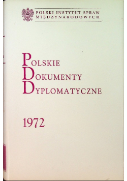 Polskie dokumenty dyplomatyczne 1972