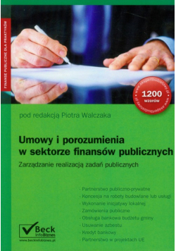Umowy i porozumienia w sektorze finansów publicznych