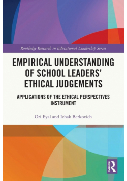 Empirical Understanding of School Leaders' Ethical Judgements
