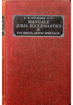 Ius regularium speciale 1907 r.