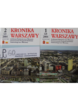 Kronika Warszawy cz I i II 120/121