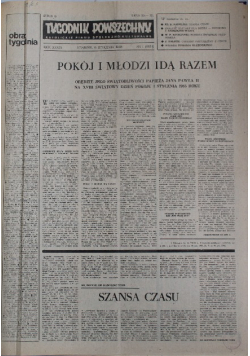 Tygodnik Powszechny Nr 1 do 52 / 85