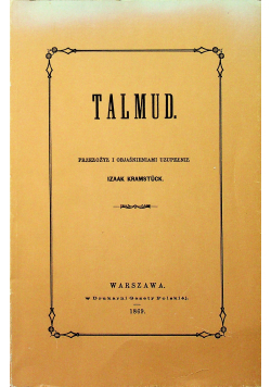 Talmud reprint z 1869