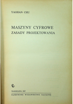 Maszyny cyfrowe zasady projektowania