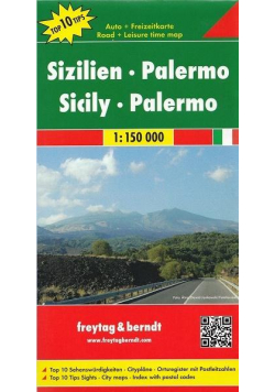 Mapa samochodowa - Sycylia, Palermo 1:150 000