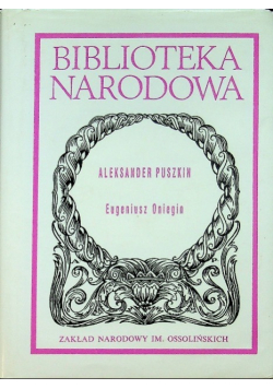 Biblioteka narodowa Eugeniusz Oniegin