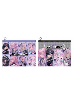 Teczka A4 z suwakiem Manga Pink Fantasy 1szt.mix