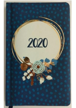Kalendarz tygodniowy 2020 Kwiaty niebieskie ALBI