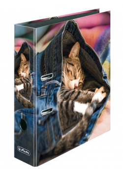 Segregator A4 8cm Jeans Cat max. file