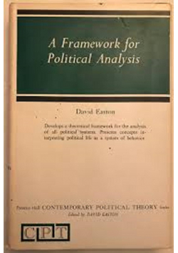 A frameworks for political Analysis