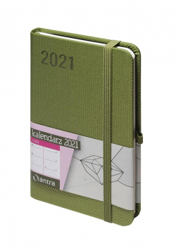 Kalendarz 2021 Rubi A6 khaki TDW ANTRA
