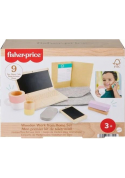 Fisher Price Drewniany zestaw do telepracy