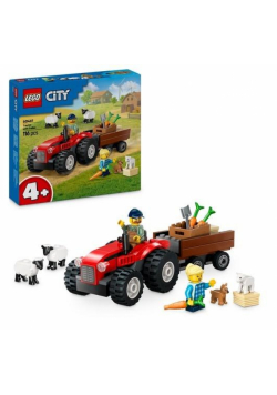 LEGO(R) CITY 60461 (8szt) Czerwony traktor z przycz.