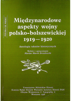 Międzynarodowe aspekty wojny polsko bolszewickiej 1919 1920