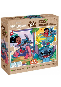 Puzzle 60 Stitch Eko dwustronne