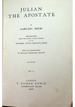 Julian the apostate 1905 r
