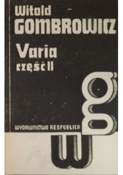 Varia Część II