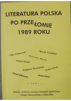 Literatura polska po przełomie 1989 roku