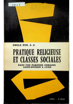 Pratique Religieuse Et Classes Sociales