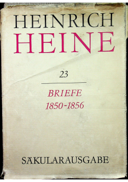 Heinrich Heine Band 23 Briefe