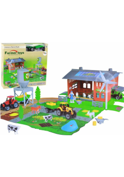Zestaw Farma domek do złożenia Traktor