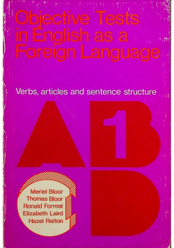 Objective Tests in English as a Foreign Language