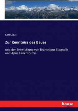 Zur Kenntniss des Baues