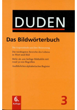 Duden 3 Das Bildworterbuch