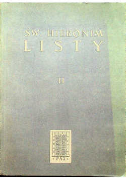 Św Hieronim Listy II