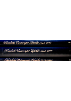 Katolicki Uniwersytet Lubelski Tom 1 do 3